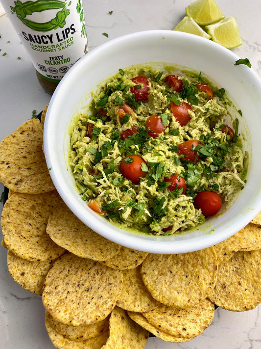 Creamy Cilantro Chicken Dip