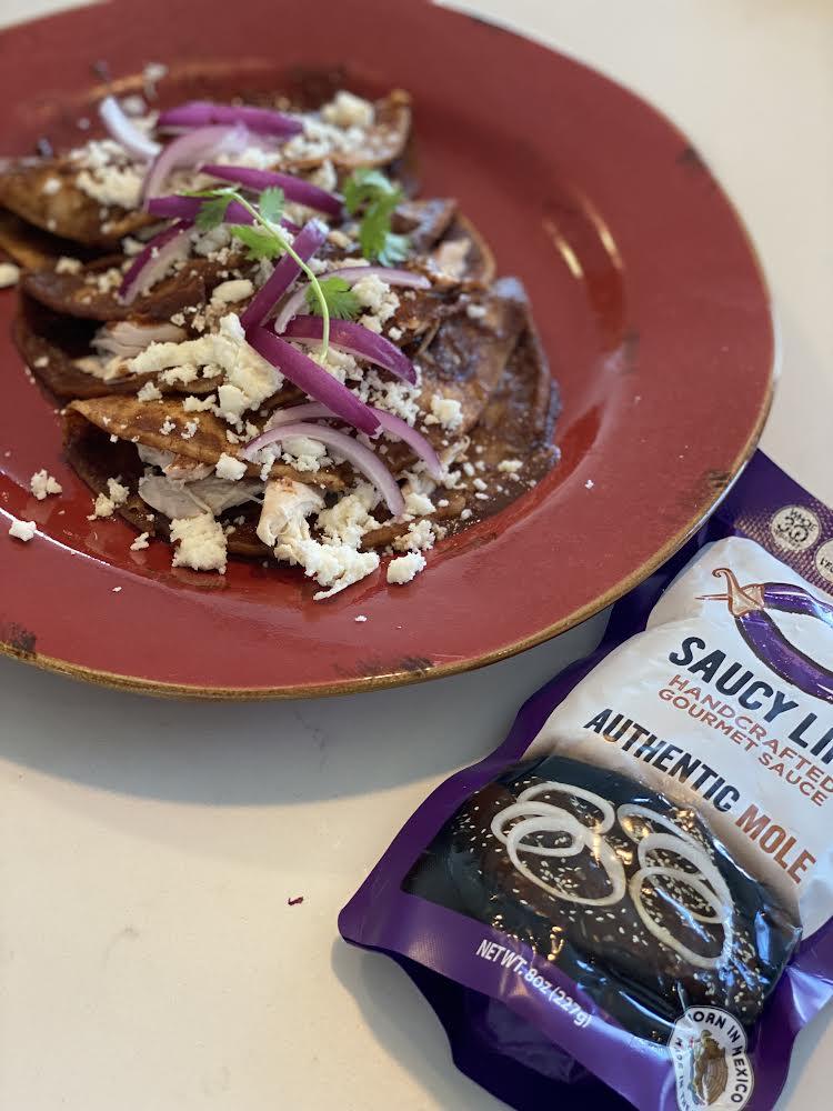 Mole Enchiladas - Saucy Lips Foods