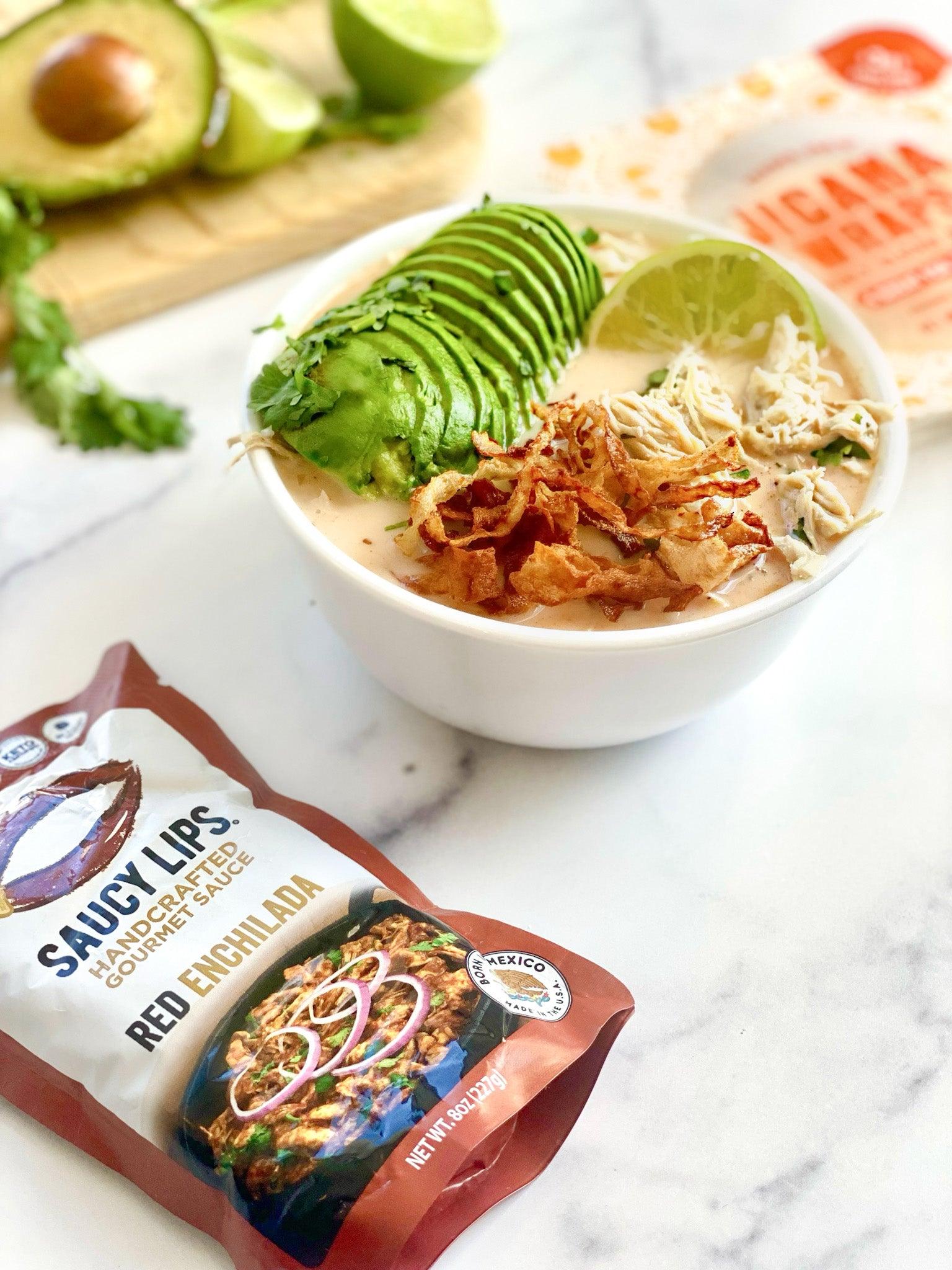 Whole30® Creamy Tortilla Soup - Saucy Lips Foods