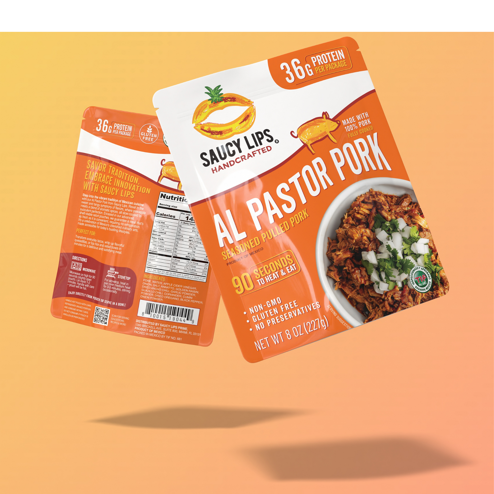 Al Pastor Pork – 36g Protein | Ready in 90 Seconds