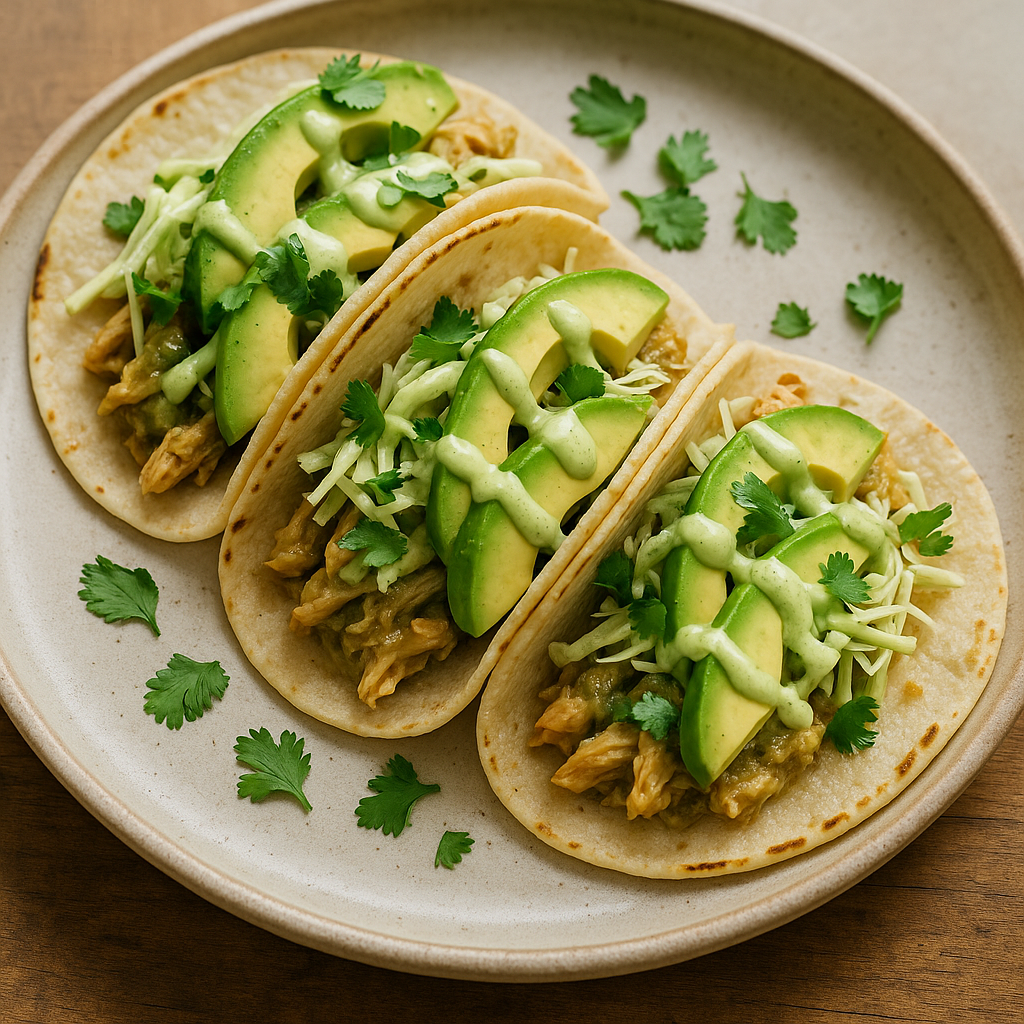 Green Goddess Chicken Tacos (Whole30-Friendly, Ready in 5 Minutes)