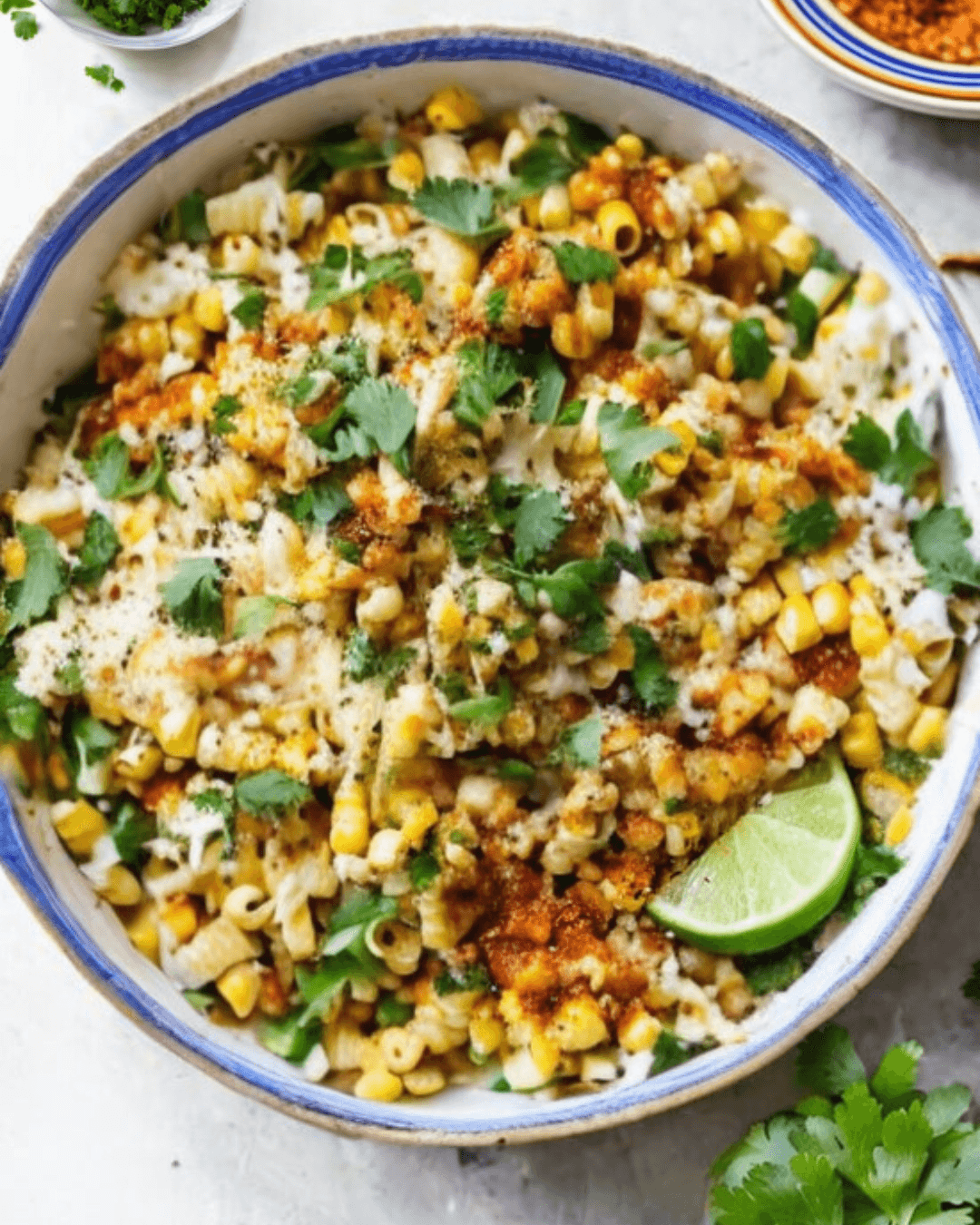 MEXICAN STREET CORN PASTA SALAD