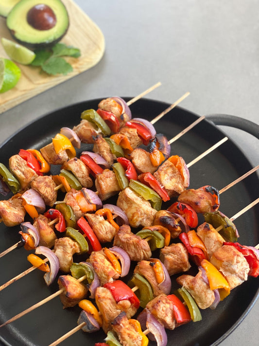 Fajita Skewers - Saucy Lips Foods - Authentic Flavors from the Heart of México