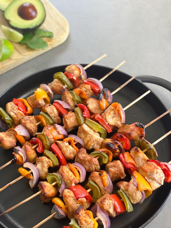 Fajita Skewers, Saucy Lips, Mexican Recipe - Saucy Lips Foods