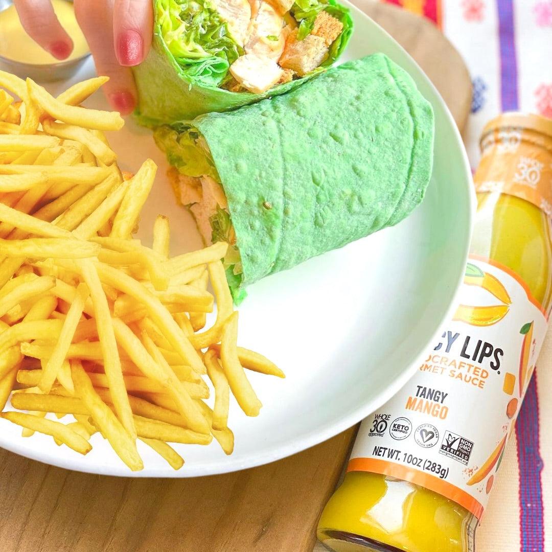 Saucy Chicken Wrap