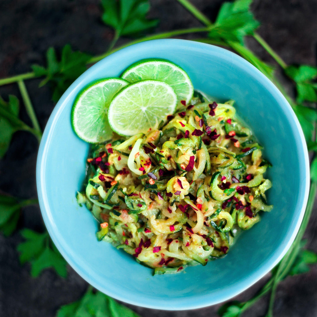 Vegan Pineapple Thai Zoodles