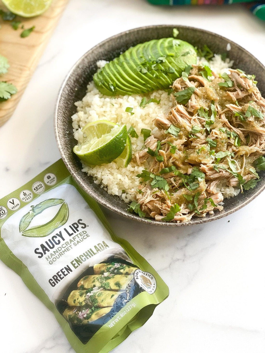 Whole30® Pork in Salsa Verde - Saucy Lips Foods