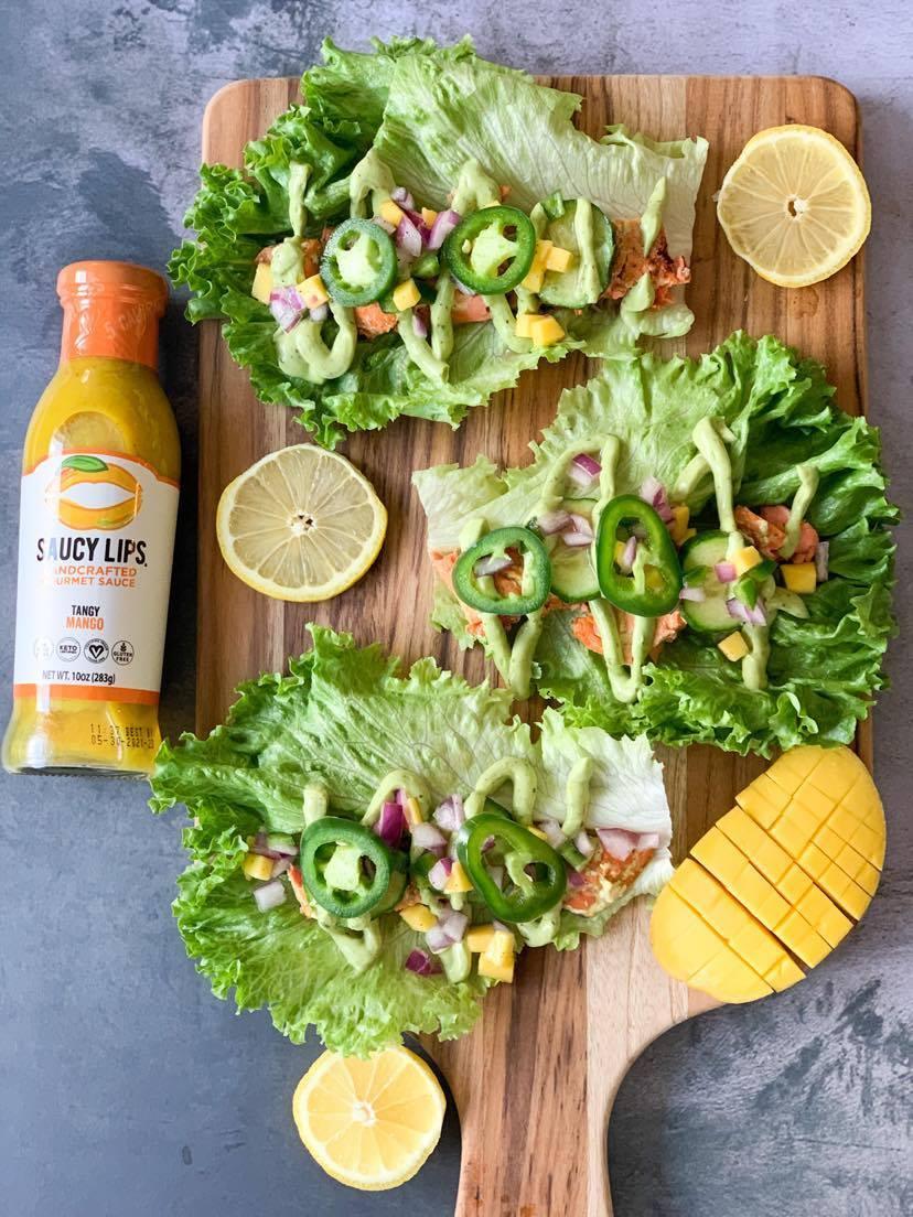 Whole30® Pan Seared Salmon Tacos