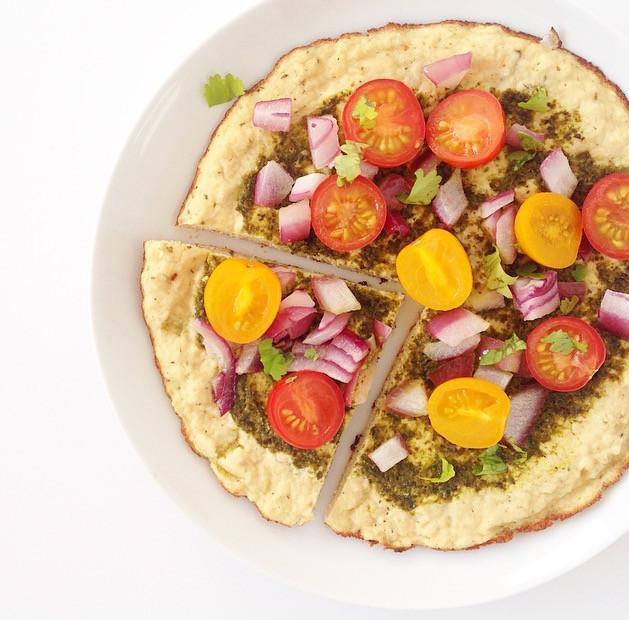 Zesty Cilantro Paleo Pizza