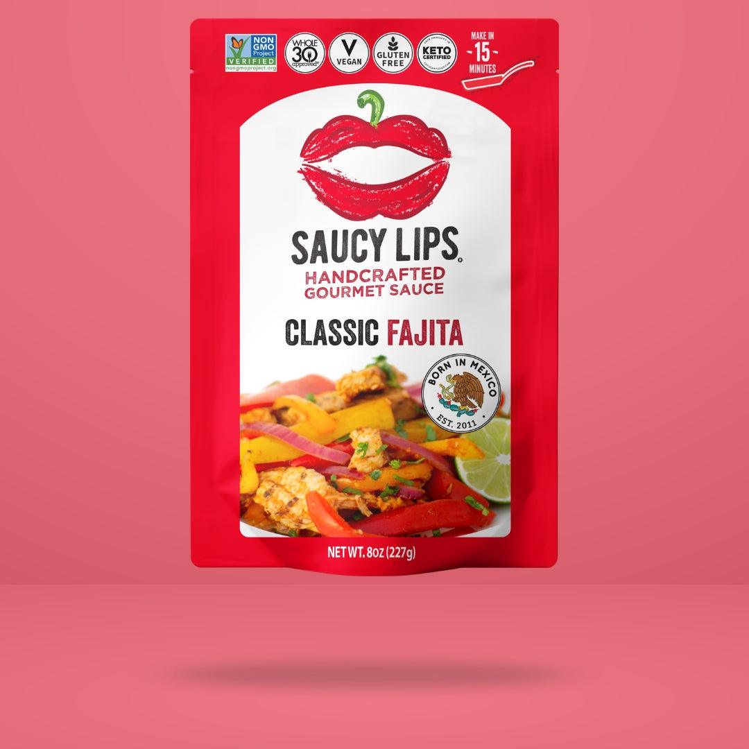 Classic Fajita Marinade - Saucy Lips Foods - Authentic Sauce Flavors from the Heart of México