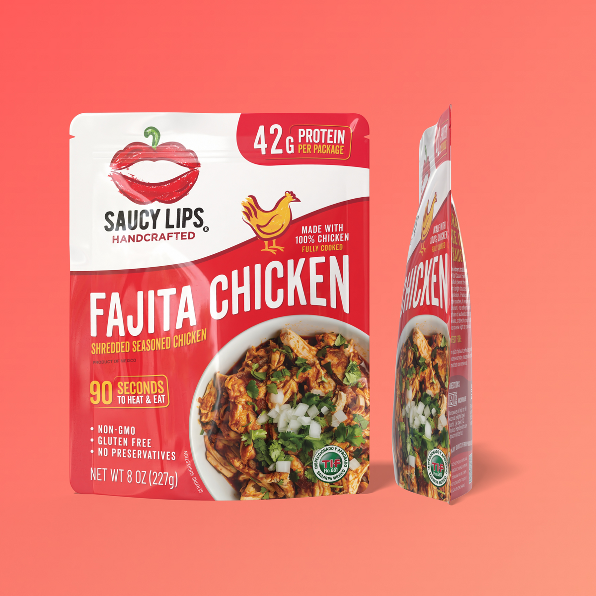 Fajita Chicken – 42g Protein | Ready in 90 Seconds
