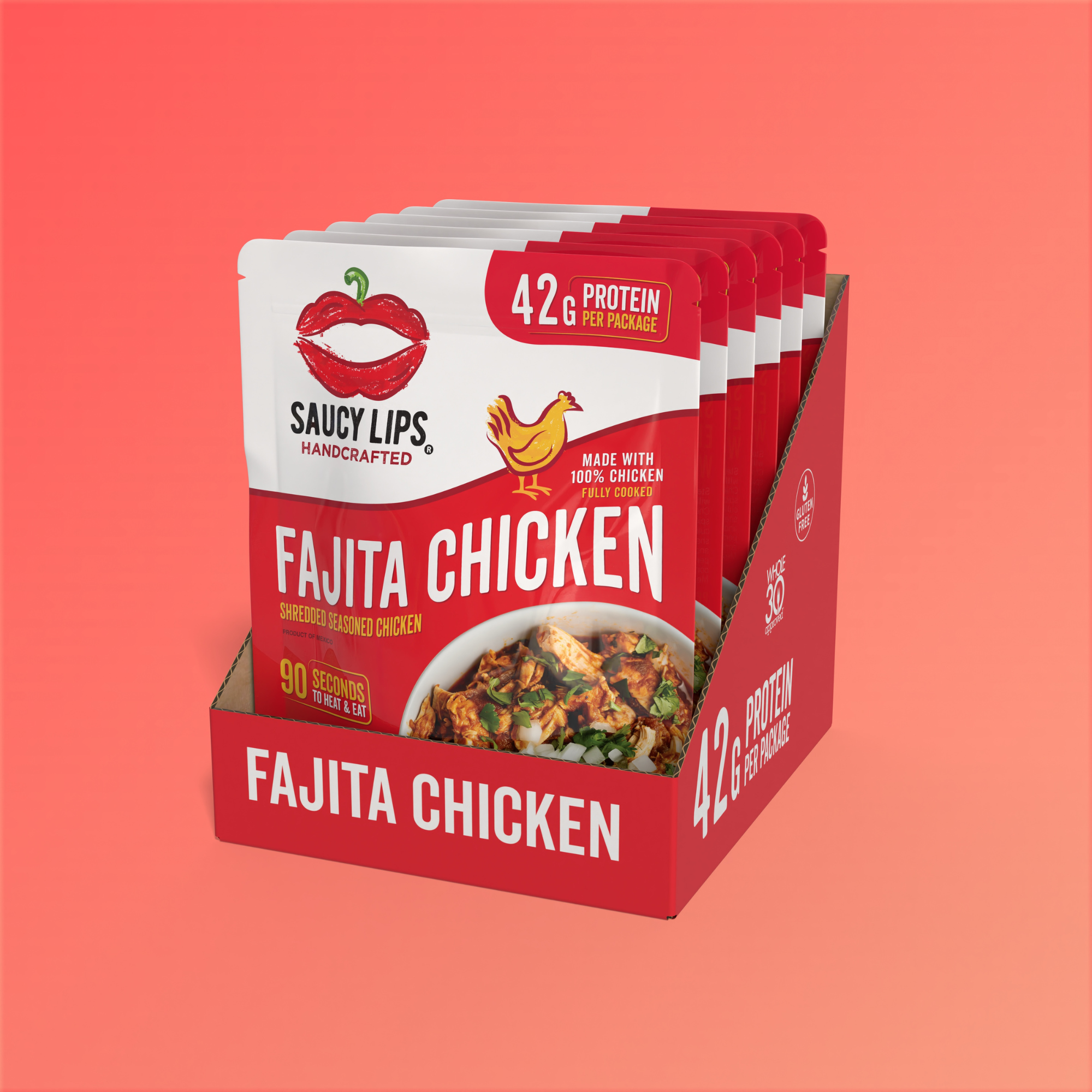 Fajita Chicken – 42g Protein | Ready in 90 Seconds