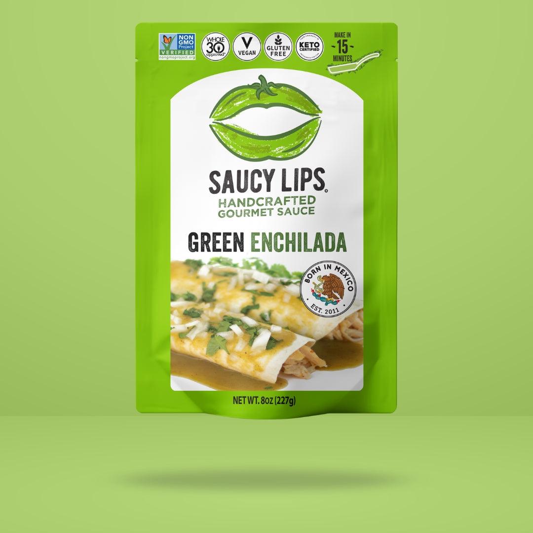 Fresh Green Enchilada Sauce Saucy Lips – Zesty Mexican Flavor