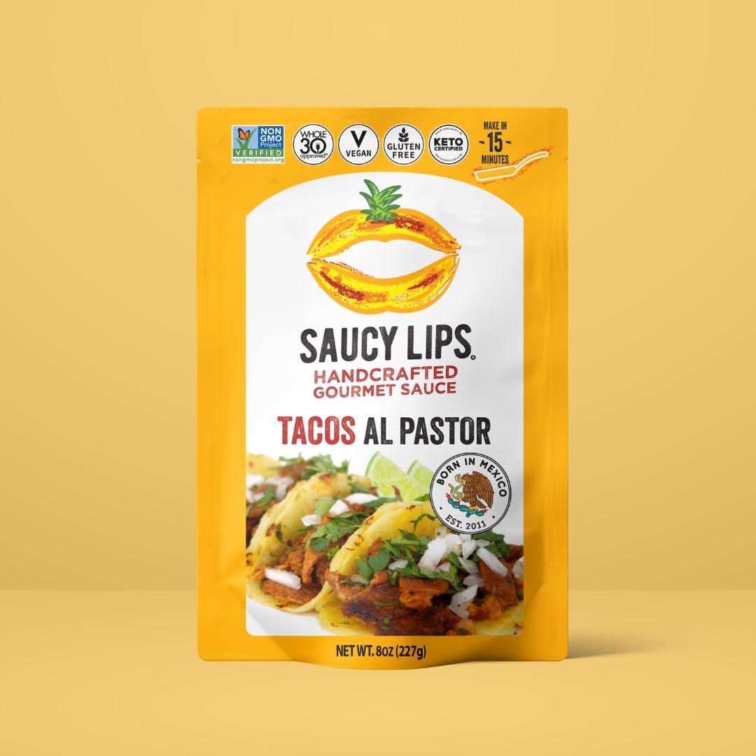 Street - Style Al Pastor Sauce - Saucy Lips Foods - Authentic Sauce Flavors from the Heart of México