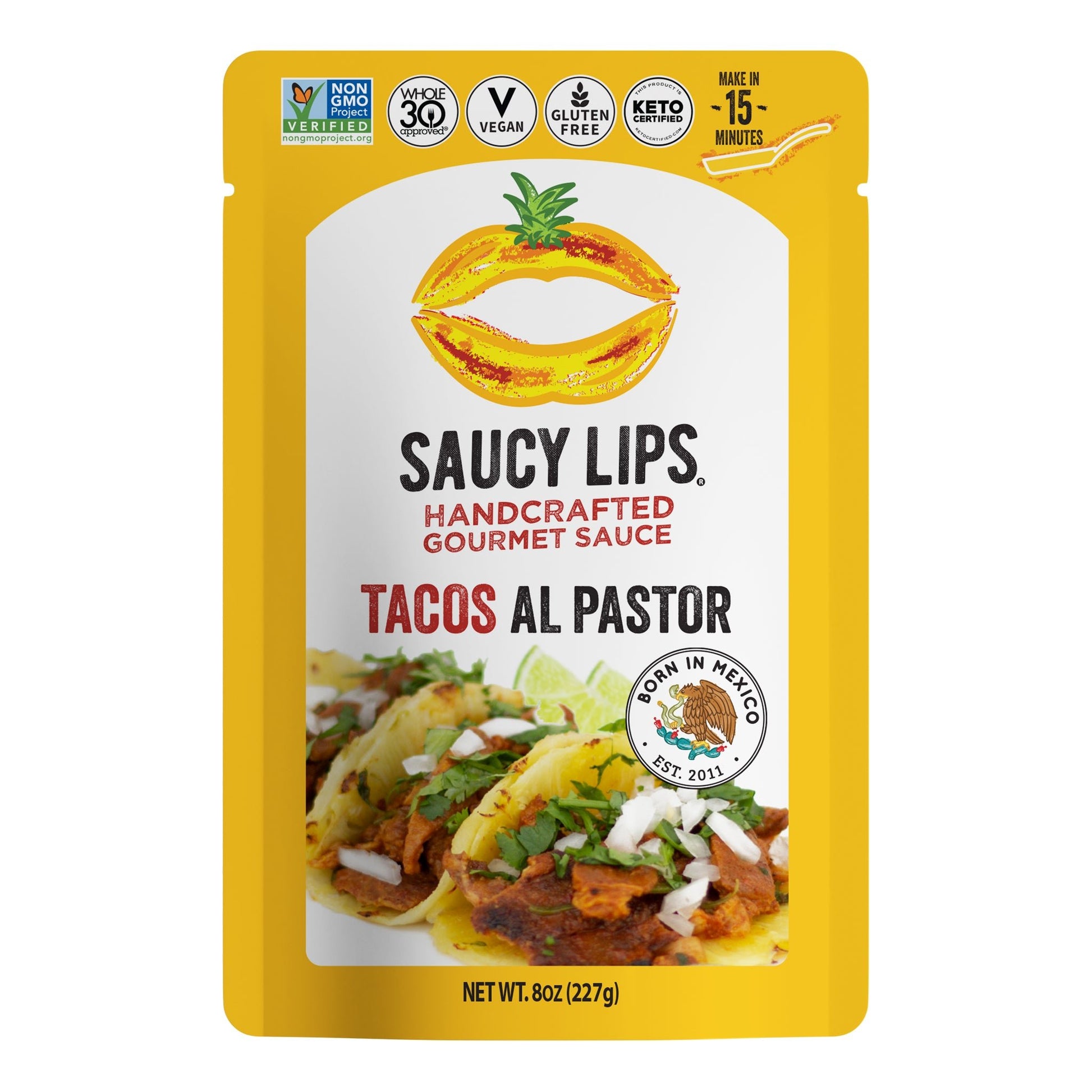 Tacos Al Pastor Sauce - Saucy Lips Foods - Authentic Sauce Flavors from the Heart of México